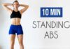 10 min STANDING ABS Workout (No Equipment, No Repeats)