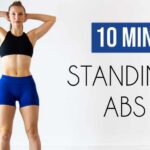 10 min STANDING ABS Workout (No Equipment, No Repeats)