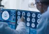 Scary Brain Scans Tag Binge Watching Doctors reviewing brain MRI scans on multiple monitors