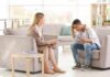 The Difference Between Healthy Venting and a Relationship Drain Teen talking with therapist in a bright office