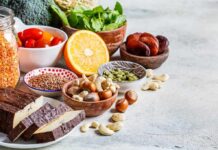 Plant-Based Trap: Frailty Risk SOARS Assorted plant-based foods on a counter