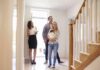 Stairs Hack Eases Knee Agony Nick Nanton and a couple with a baby tour a bright home entryway